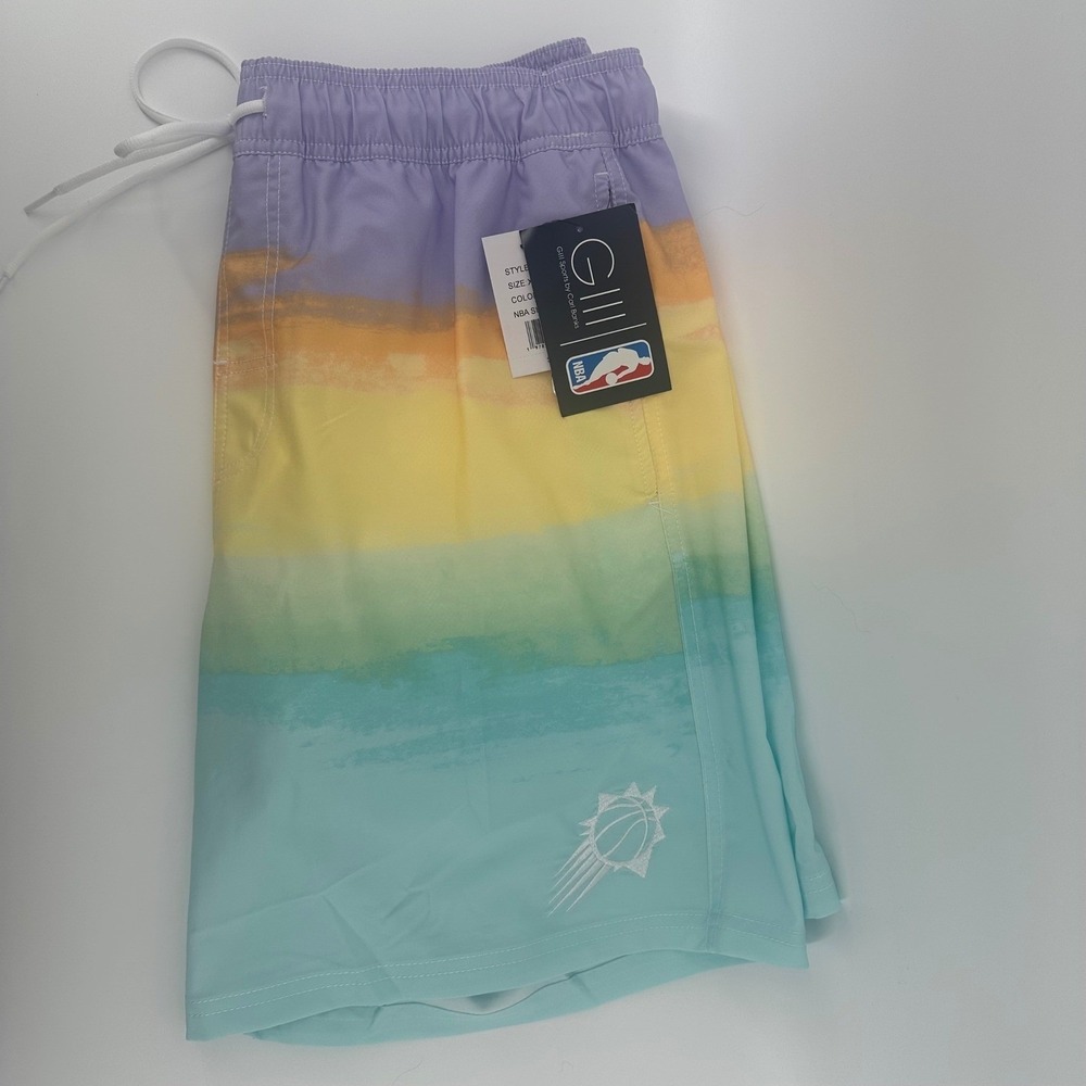 Phoenix Suns Swim Trunks Mens XL Multi Color Ombre G-III Sports Carl Banks NBA